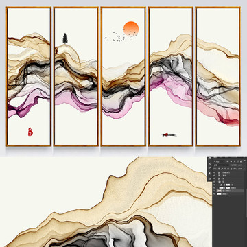 水墨畫(huà) 水墨掛畫(huà)