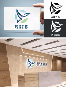創(chuàng)意小鳥房地產(chǎn)標(biāo)志logo商標(biāo)