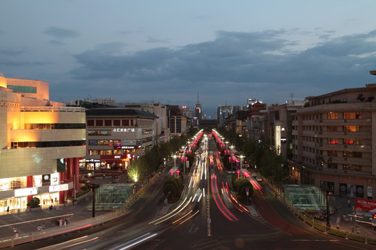 西安东大街夜景