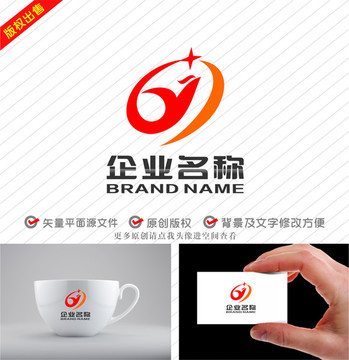 YJ字母JY凤凰科技logo