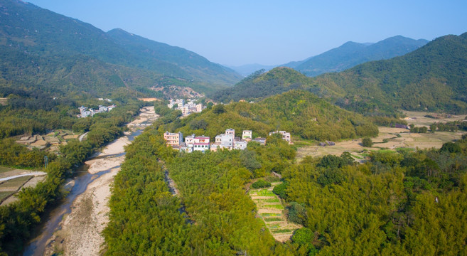 竹林 山村 麻力湖村