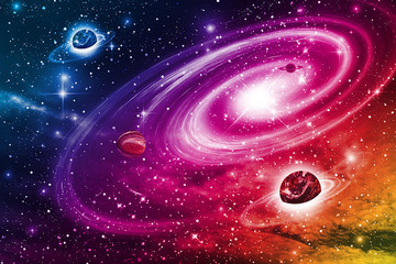 星空 漩渦星系