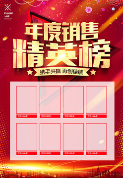 年度銷售精英榜