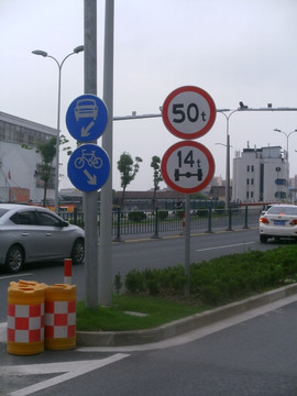 交通指示牌 背景素材