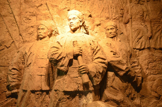 北洋水师官兵群雕像