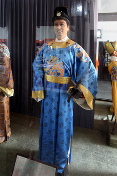 南京 雕塑 蜡像 明代皇帝
