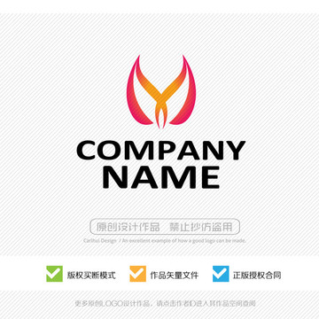 花瓣 花卉 LOGO設(shè)計