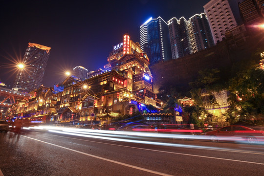 重庆洪崖洞夜景