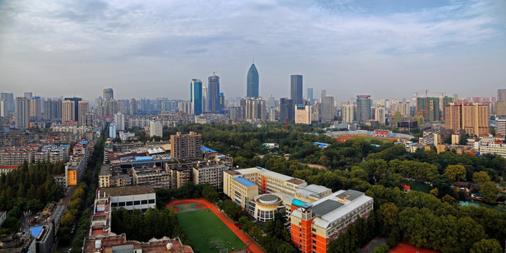 武汉城市风光全景图