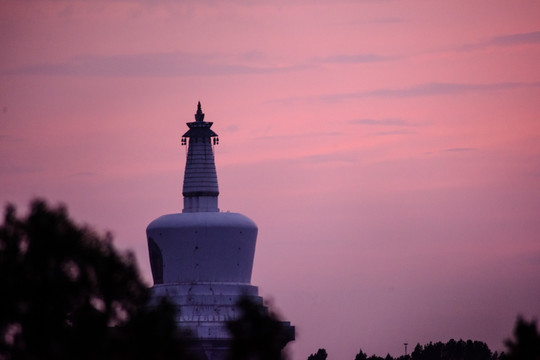 景山夕阳