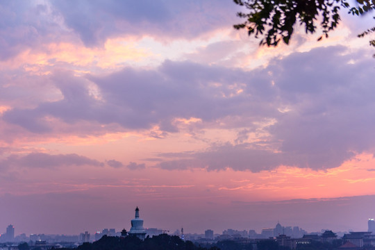 景山夕阳