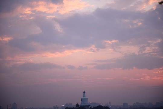 景山夕阳