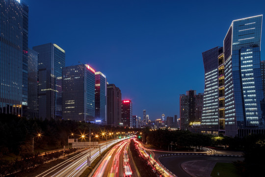 重庆江北嘴夜景