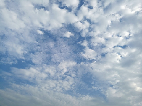 高清蓝天白云天空素材背景