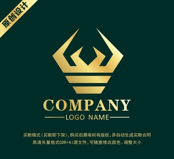 牛头标志 牛logo