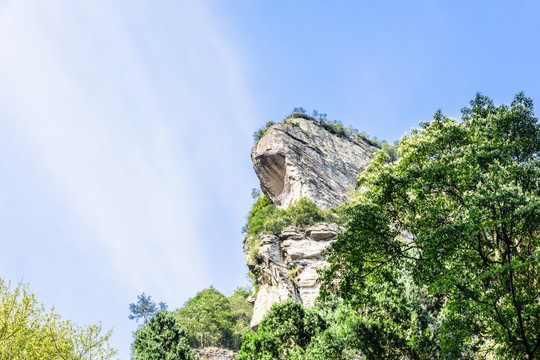 灵岩景区山景