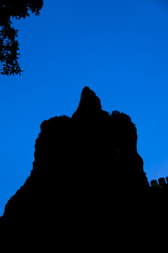 雁荡山灵峰景区夜景