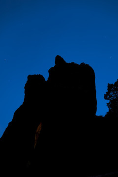 雁荡山灵峰景区夜景