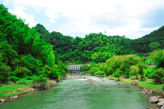 舞龙峡山水风光