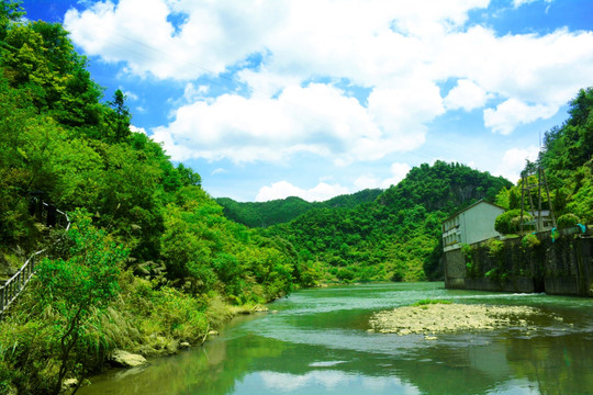 舞龙峡山水风光