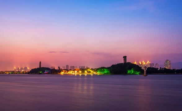 江心屿夜景