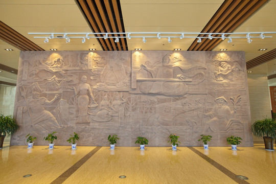运城博物馆文化墙