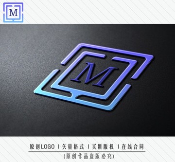 字母M LOGO设计