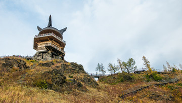 新疆喀纳斯观鱼台风景