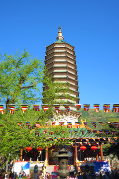 北京西山灵光寺舍利塔