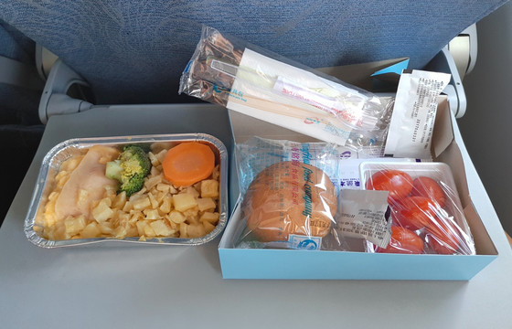 飞机上的快餐