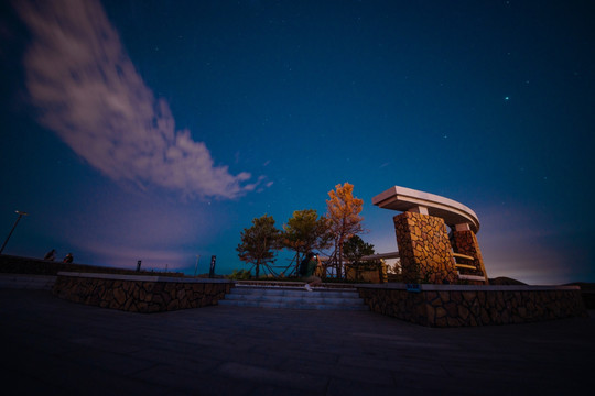 夜空 锦州南山