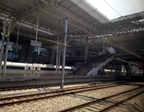 动车站火车站高铁站站台 （2）