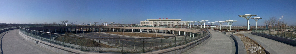 滨州火车站远景图