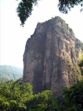 雁荡山风景山峰