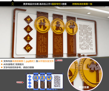 中醫(yī)文化墻 精氣神