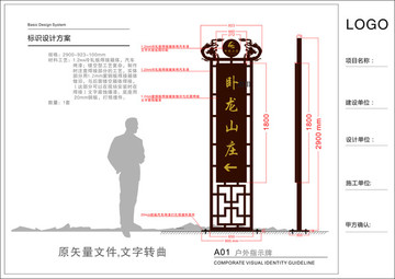 庄园指示牌