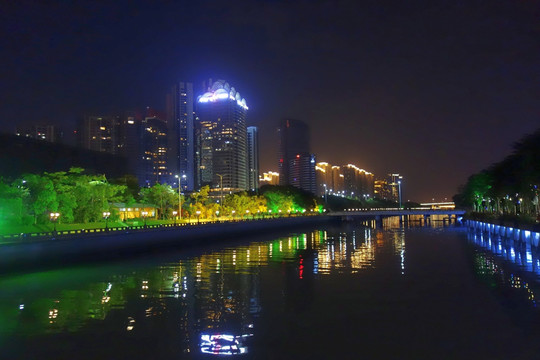 广州新城夜景