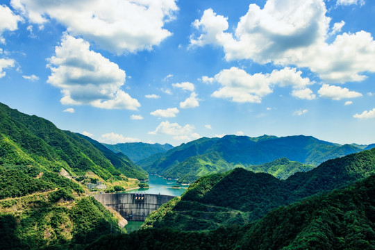 水坝大坝 宁波水库