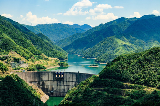 山区绿化 远山群山 树林森林