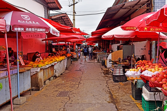 丽江 丽江古城 丽江忠义市场