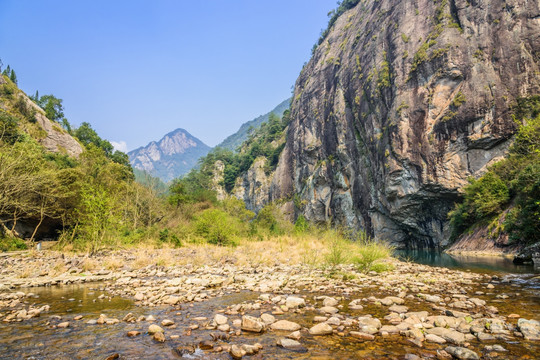 石桅岩景区山水风光