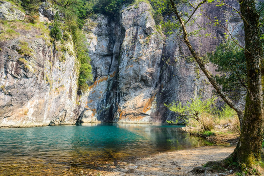 石桅岩景区山水风光