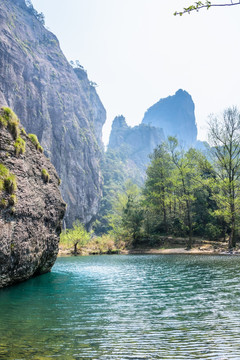 石桅岩景区山水风光