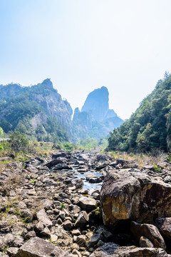 石桅岩景区山水风光