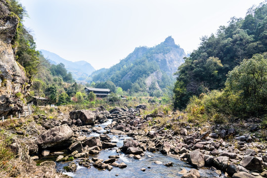 石桅岩景区山水风光