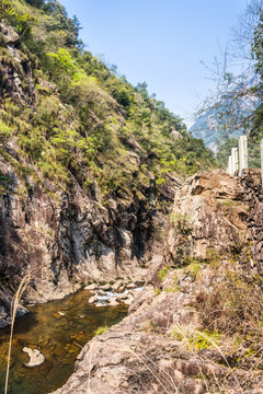 石桅岩景区山水风光