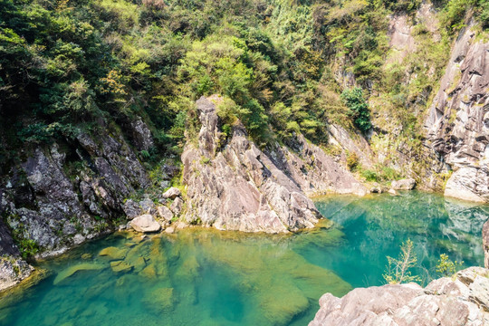 石桅岩景区山水风光