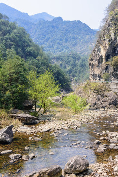 石桅岩景区山水风光