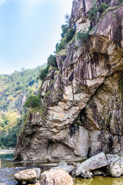 石桅岩景区山水风光