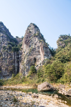 石桅岩景区山水风光